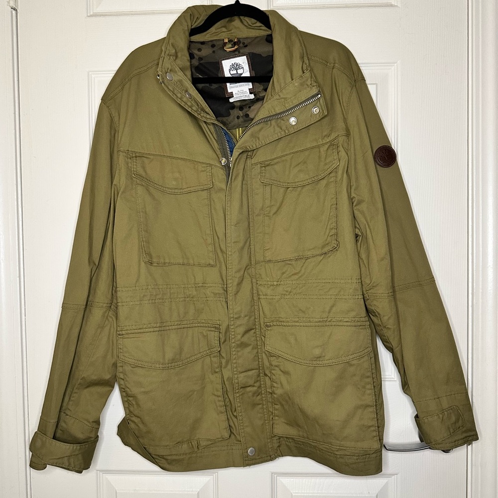 Timberland olive green jacket - men’s size XL (never worn)